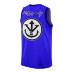 DBZ Saiyan Royal Family Crest Blue NBA Jersey