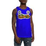 DBZ Saiyan Royal Family Crest Blue NBA Jersey