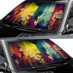 DBZ Series Goku Saiyan Transformations Car Sun Shade