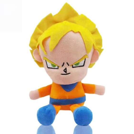 DBZ Serious Face Goku SSJ2 Plush Toy