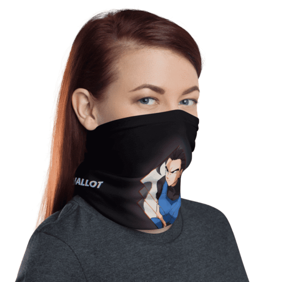 DBZ Shallot Awesome Art Black Face Covering Neck Gaiter