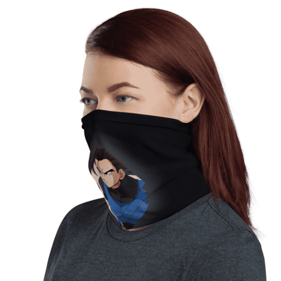 DBZ Shallot Awesome Art Black Face Covering Neck Gaiter