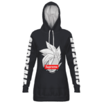 DBZ Shin Supreme Kai Logo Creative Black Edition Hoodie Dress