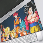 DBZ Son Goku All Super Saiyan Forms Dope Mouse Pad