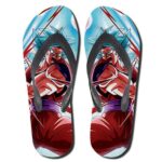 DBZ Son Goku Blue Kamehameha Dokkan Battle Flip Flops