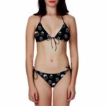 DBZ Son Goku Vectorized Artwork Black Awesome Two Piece Bikini