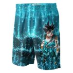 DBZ Son Goku Vibrant Aura Art Basketball Shorts