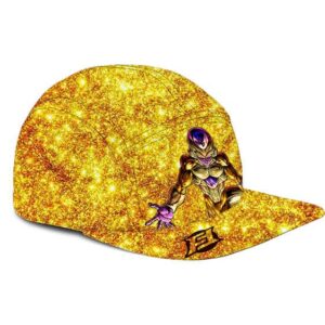 DBZ Sparkling Gold Frieza Luxury Limited Edition 5 Panel Hat