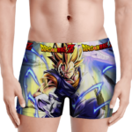 DBZ Super Saiyan 2 Vegito Striking Pose Cool Men's Boxer Brief