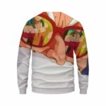 DBZ Super Saiyan Old Man Face Sunglasses Vibrant Unique Print Sweatshirt