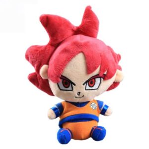 DBZ Super Saiyan Red Goku Chibi Plushie