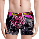 DBZ Super Saiyan Rose Goku Black With Costume Men's Boxer Brief -lifestyle