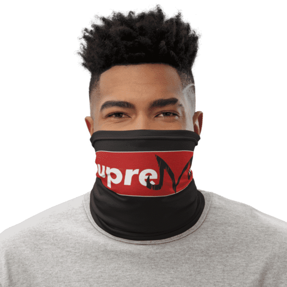 DBZ Supreme Majin Symbol Black Face Covering Neck Gaiter