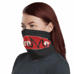 DBZ Supreme Majin Symbol Black Face Covering Neck Gaiter