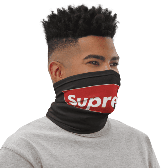 DBZ Supreme Majin Symbol Black Face Covering Neck Gaiter