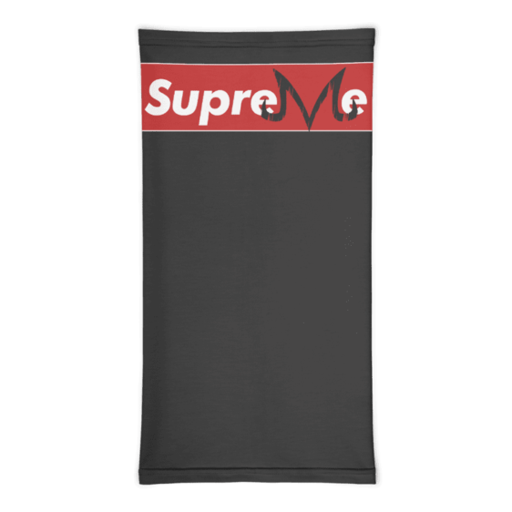 DBZ Supreme Majin Symbol Black Face Covering Neck Gaiter