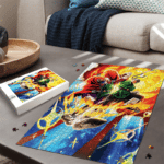 DBZ The Great Saiyan Man And Pan Awesome Portrait Puzzle