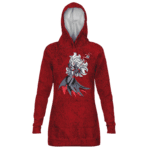 DBZ Towa Goddess Demon Form Awesome Red Hoodie Dress