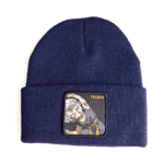 DBZ Trunks Funny Facial Expression Navy Blue Winter Beanie