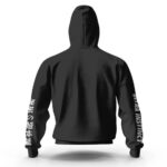 DBZ Ultra Instinct Goku Art Black Zip-Up Hoodie