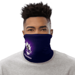 DBZ Vegeta Adidas Style Navy Blue Face Covering Neck Gaiter