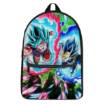 DBZ Vegeta And Goku SSGSS Attack Mode Awesome Canvas Backpack