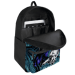 DBZ Vegeta Base Form Tropical Leaves Background Backpack