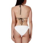 DBZ Vegeta Kid Goku Silhouette Black White Two Piece Bikini