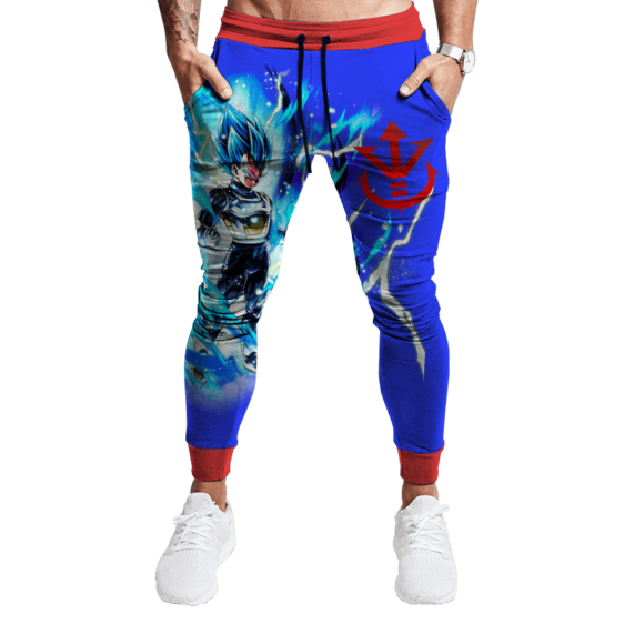 Dragon Ball Z Vegeta Blue SSGSS Awesome HD Art Joggers