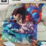 DBZ Vegeta Super Saiyan 4 Striking Pose Fantastic Blanket