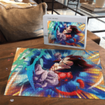 DBZ Vegeta Super Saiyan 4 Striking Pose Fantastic Portrait Puzzle