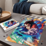 DBZ Vegeta Super Saiyan 4 Striking Pose Fantastic Portrait Puzzle