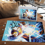 DBZ Vegito Energy Charging Epic Kamehameha Landscape Puzzle