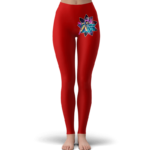 DBZ Young Chi-Chi Galaxy Flower Cute Fiery Red Yoga Pants