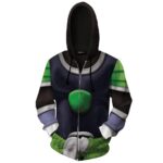 Dragon Ball Z Unbreakable Broly Armor Cosplay Zip Up Hoodie