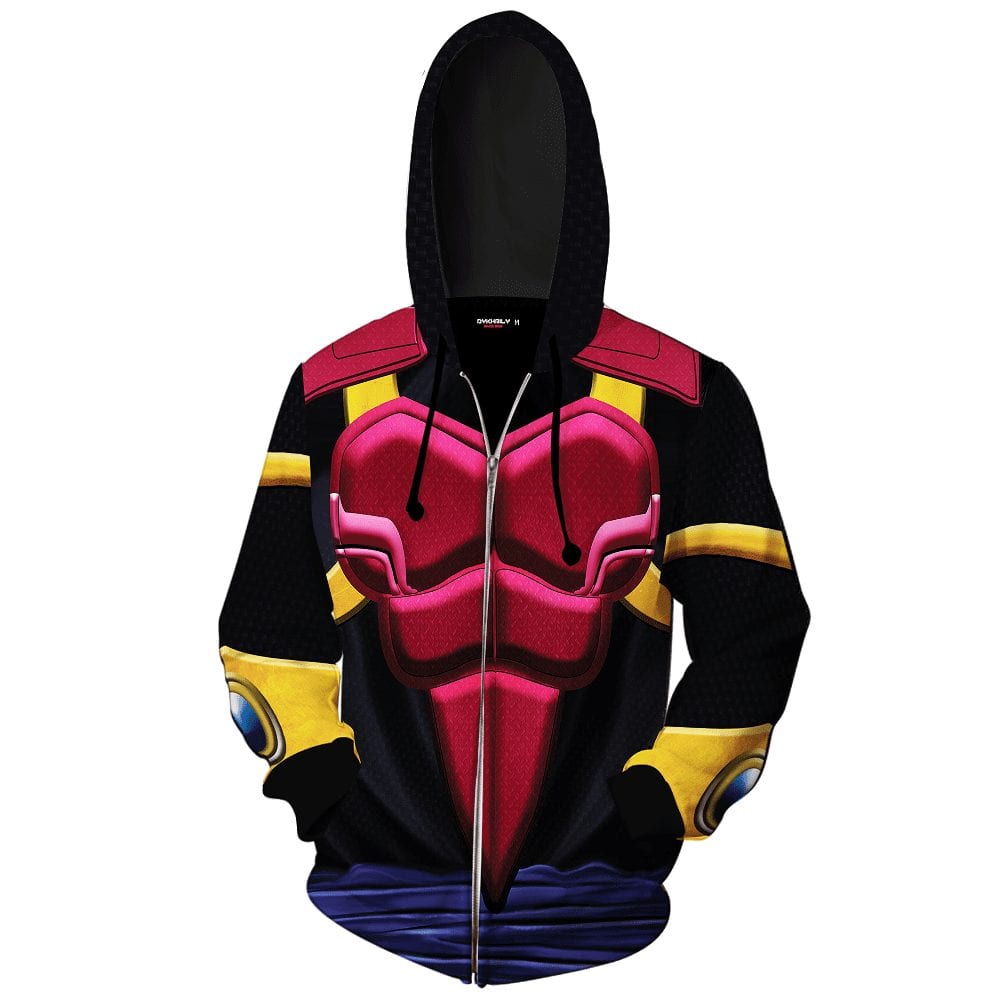 Saiyan armor hoodie shop