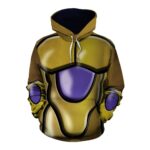 Dragon Ball Z Perfected Golden Frieza Body Armor Hoodie