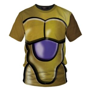 DBZ  Perfected Golden Frieza Body Armor Cosplay T-Shirt