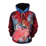Dragon Ball Z Son Goku Super Saiyan Rose Blue Aura Hoodie
