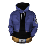 Dragon Ball Z Trunks Inspired Blue Cosplay Stylish Hoodie