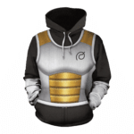 DragonBall Xenoverse 2 Vegeta Black Armor Suit Cosplay Hoodie