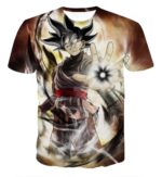 DBZ Black Goku Zamasu Villain Black Hole Fusion Cool Design T-shirt