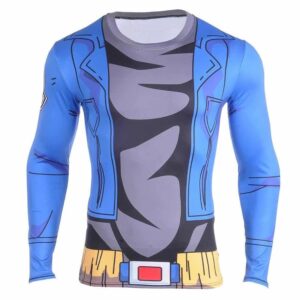 Kid Buu Dragon Ball Fitness Long Sleeves Cool Compression T-shirt
