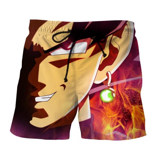 DBZ Goku Black Fusion Earing Villain Evil Burning Theme Shorts