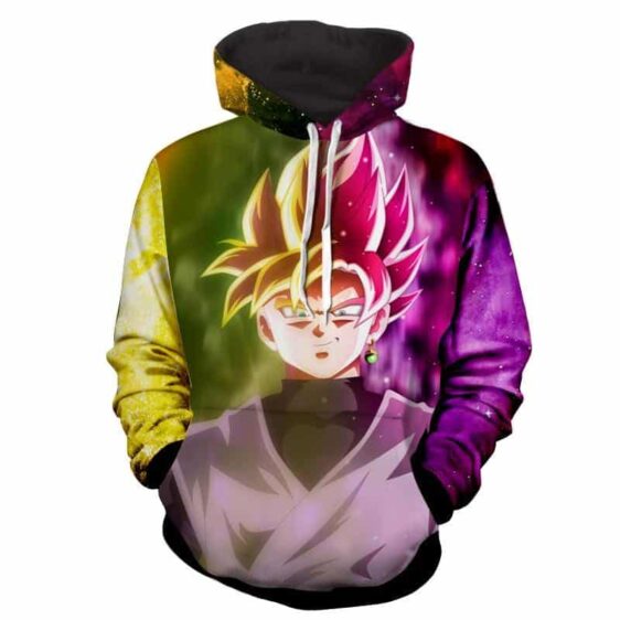 DBZ Goku Combined Super Saiyan and Super Saiyan Rose Hoodie