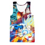 DBZ Goku Super Saiyan Piccolo Kamehameha Attack Villain Trending Design Tank Top