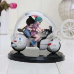 DBZ Kid Goku Bulma Riding Motorcycle PVC Action Figure 8cm - Saiyan Stuff
