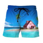 DBZ Master Roshi's Kame House Relax Vibe Concept Graphic Shorts