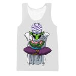 DBZ Mojo Jojo Supervillain Cartoon Piccolo White Tank Top