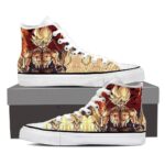 DBZ Son Goku Super Saiyan Strong Serious Epic Sneakers Shoes